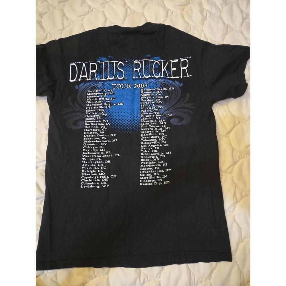 Darius Rucker Tour 2009 Black Graphic T-Shirt Size Small - Picture 3 of 3